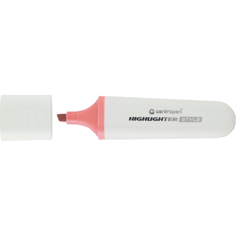 Маркер CENTROPEN Highlighter Style 6252/56 1-4,6 мм клин. пастел. рожевий